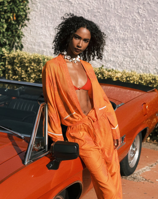 Tangerine Glaze Kimset – WELCOME TO THE LOVE CLUB